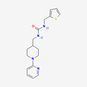 1-((1-(Pyridin-2-yl)piperidin-4-yl)methyl)-3-(thiophen-2-ylmethyl)urea