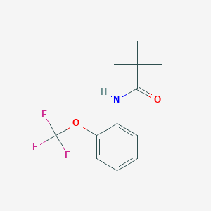 2,2-dimethyl-N-[2-(trifluoromethoxy)phenyl]propanamide