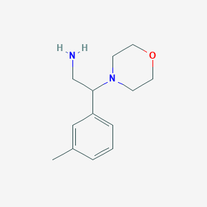 molecular formula C13H20N2O B2373751 2-Morpholin-4-yl-2-m-tolyl-ethylamine CAS No. 927966-24-3