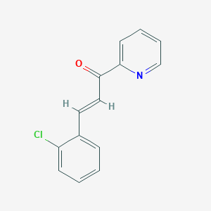 molecular formula C14H10ClNO B2373775 (E)-3-(2-Chlorophenyl)-1-(pyridin-2-yl)prop-2-en-1-one CAS No. 16212-55-8