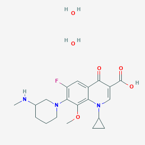 molecular formula C20H28FN3O6 B023738 巴洛沙星二水合物 CAS No. 151060-21-8