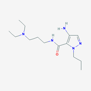 4-Amino-N-[3-(diethylamino)propyl]-1-propyl-1H-pyrazole-5-carboxamide