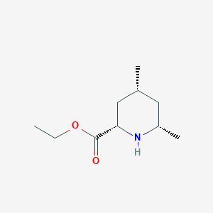 Ethyl (2S,4R,6S)-4,6-dimethylpiperidine-2-carboxylate