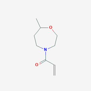 B2373842 1-(7-Methyl-1,4-oxazepan-4-yl)prop-2-en-1-one CAS No. 2285614-19-7