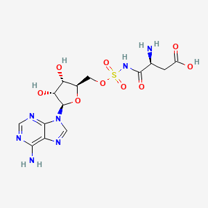 molecular formula C14H19N7O9S B2373950 Asp-AMS 