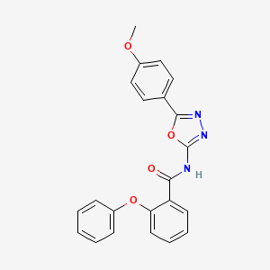 N-[5-(4-methoxyphenyl)-1,3,4-oxadiazol-2-yl]-2-phenoxybenzamide