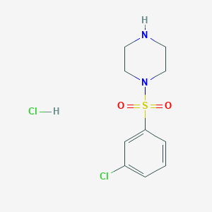 1-(3-Chlorobenzenesulfonyl)piperazine hydrochloride