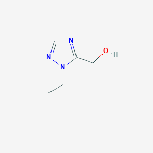 molecular formula C6H11N3O B2374044 (1-Propyl-1H-1,2,4-triazol-5-YL)methanol CAS No. 202931-85-9