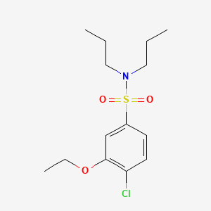 4-chloro-3-ethoxy-N,N-dipropylbenzenesulfonamide