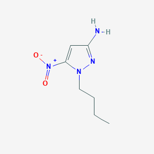 molecular formula C7H12N4O2 B2374244 1-Butyl-5-nitropyrazol-3-amine CAS No. 2226182-72-3