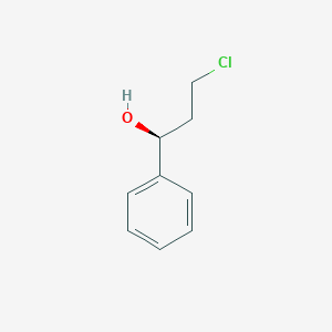 molecular formula C9H11ClO B023743 (S)-(-)-3-Chloro-1-phenyl-1-propanol CAS No. 100306-34-1