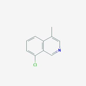 molecular formula C10H8ClN B2374319 8-Chloro-4-methylisoquinoline CAS No. 2120112-95-8