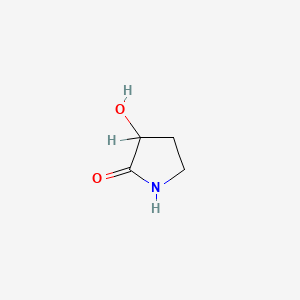 molecular formula C4H7NO2 B2374412 3-Hydroxy-2-pyrrolidinone CAS No. 15116-68-4; 15166-68-4; 34368-52-0
