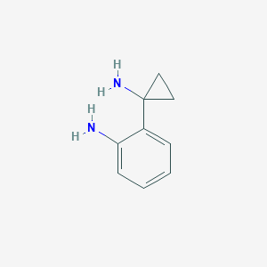 molecular formula C9H12N2 B2374450 2-(1-Aminocyclopropyl)aniline CAS No. 1314761-25-5
