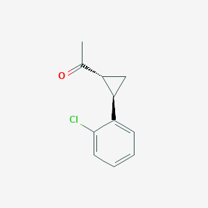 1-[(1R,2R)-2-(2-chlorophenyl)cyclopropyl]ethanone