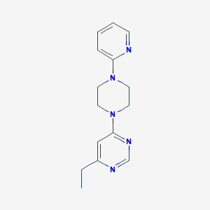 4-Ethyl-6-(4-(pyridin-2-yl)piperazin-1-yl)pyrimidine