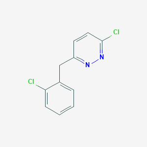 3-Chloro-6-[(2-chlorophenyl)methyl]pyridazine