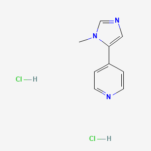 4-(1-methyl-1H-imidazol-5-yl)pyridine dihydrochloride