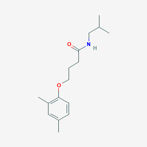 molecular formula C16H25NO2 B2374531 4-(2,4-dimethylphenoxy)-N-(2-methylpropyl)butanamide CAS No. 496034-70-9