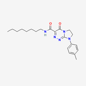 N-octyl-4-oxo-8-(p-tolyl)-4,6,7,8-tetrahydroimidazo[2,1-c][1,2,4]triazine-3-carboxamide