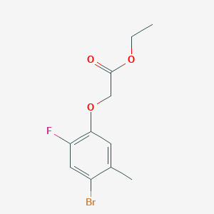 Ethyl (4-bromo-2-fluoro-5-methylphenoxy)acetate