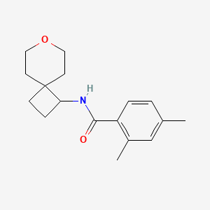 B2374564 2,4-dimethyl-N-(7-oxaspiro[3.5]nonan-1-yl)benzamide CAS No. 2175978-78-4