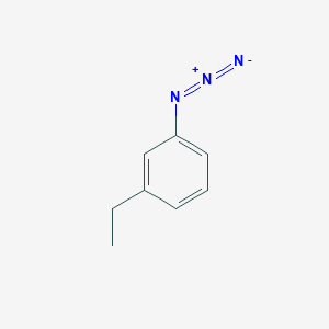 molecular formula C8H9N3 B2374593 1-Azido-3-ethylbenzene CAS No. 139192-74-8