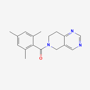 molecular formula C17H19N3O B2374596 (7,8-dihydropyrido[4,3-d]pyrimidin-6(5H)-yl)(mesityl)methanone CAS No. 1797868-45-1