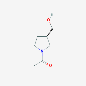 1-[(3S)-3-(hydroxymethyl)pyrrolidin-1-yl]ethan-1-one