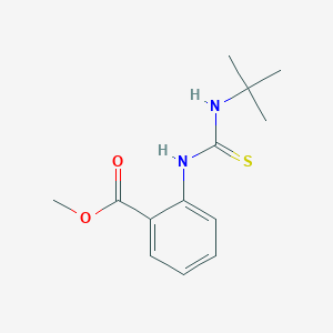 molecular formula C13H18N2O2S B2374683 Methyl 2-[(tert-butylcarbamothioyl)amino]benzoate CAS No. 1325305-56-3