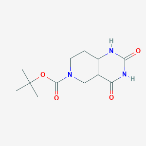 B2374722 tert-butyl 2,4-dihydroxy-5H,6H,7H,8H-pyrido[4,3-d]pyrimidine-6-carboxylate CAS No. 880257-39-6