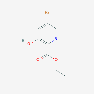 molecular formula C8H8BrNO3 B2374785 Ethyl 5-bromo-3-hydroxypicolinate CAS No. 1246845-70-4