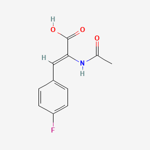 B2374898 p-Fluoro-|A-acetamidocinnamic Acid CAS No. 111649-72-0; 135-51-3