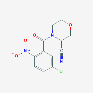 4-(5-Chloro-2-nitrobenzoyl)morpholine-3-carbonitrile