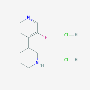 3-Fluoro-4-(piperidin-3-yl)pyridine dihydrochloride