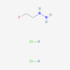 molecular formula C2H9Cl2FN2 B2374935 (2-Fluoroethyl)hydrazine dihydrochloride CAS No. 809282-60-8