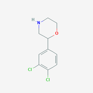 molecular formula C10H11Cl2NO B2374944 2-(3,4-Dichlorophenyl)morpholine CAS No. 390408-07-8