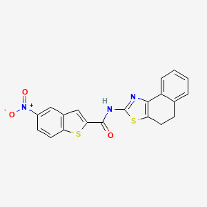 N-(4,5-dihydronaphtho[1,2-d]thiazol-2-yl)-5-nitrobenzo[b]thiophene-2-carboxamide