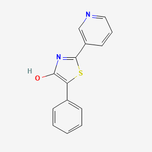 5-Phenyl-2-(3-pyridinyl)-1,3-thiazol-4-ol
