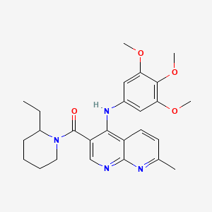 N-{2-[2-(1-ethyl-1H-benzimidazol-2-yl)ethyl]phenyl}-1H-imidazole-4-sulfonamide