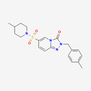 2-(4-methylbenzyl)-6-((4-methylpiperidin-1-yl)sulfonyl)-[1,2,4]triazolo[4,3-a]pyridin-3(2H)-one