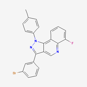 3-(3-bromophenyl)-6-fluoro-1-(p-tolyl)-1H-pyrazolo[4,3-c]quinoline