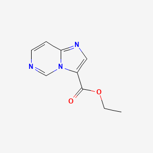 molecular formula C9H9N3O2 B2375018 Ethyl imidazo[1,2-c]pyrimidine-3-carboxylate CAS No. 1289075-53-1