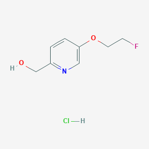 [5-(2-Fluoroethoxy)pyridin-2-yl]methanol;hydrochloride