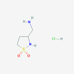 3-(Aminomethyl)isothiazolidine 1,1-dioxide hydrochloride