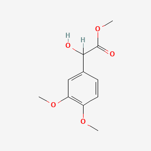 molecular formula C11H14O5 B2375090 methyl 2-(3,4-dimethoxyphenyl)-2-hydroxyacetate CAS No. 2911-73-1