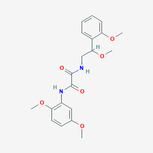 molecular formula C20H24N2O6 B2375500 N1-(2,5-dimethoxyphenyl)-N2-(2-methoxy-2-(2-methoxyphenyl)ethyl)oxalamide CAS No. 1798543-87-9