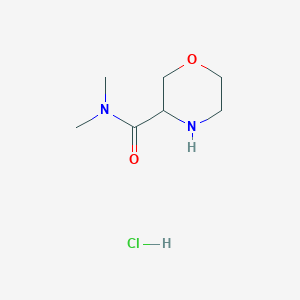 N,N-dimethylmorpholine-3-carboxamide hydrochloride