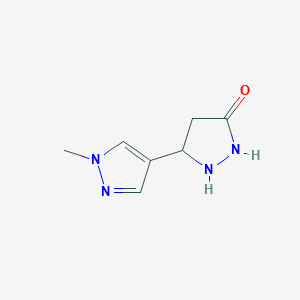 5-(1-methyl-1H-pyrazol-4-yl)pyrazolidin-3-one
