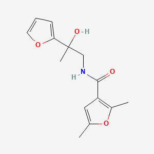 N-(2-(furan-2-yl)-2-hydroxypropyl)-2,5-dimethylfuran-3-carboxamide